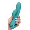  Loveline Vibro Rabbit Gonflable Flatblue 11 x 3.5cm